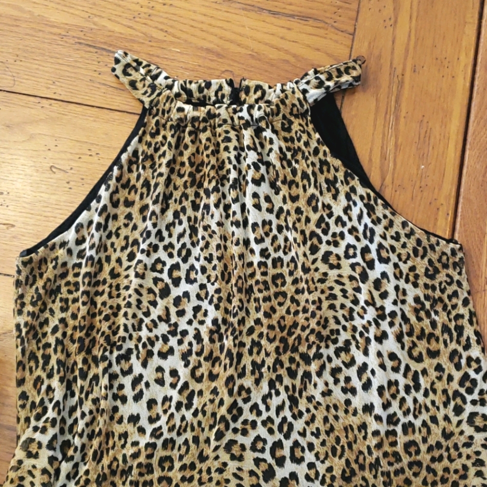 Leopard tank top